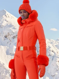 ANGELE FAUX BORDER Ski Suit