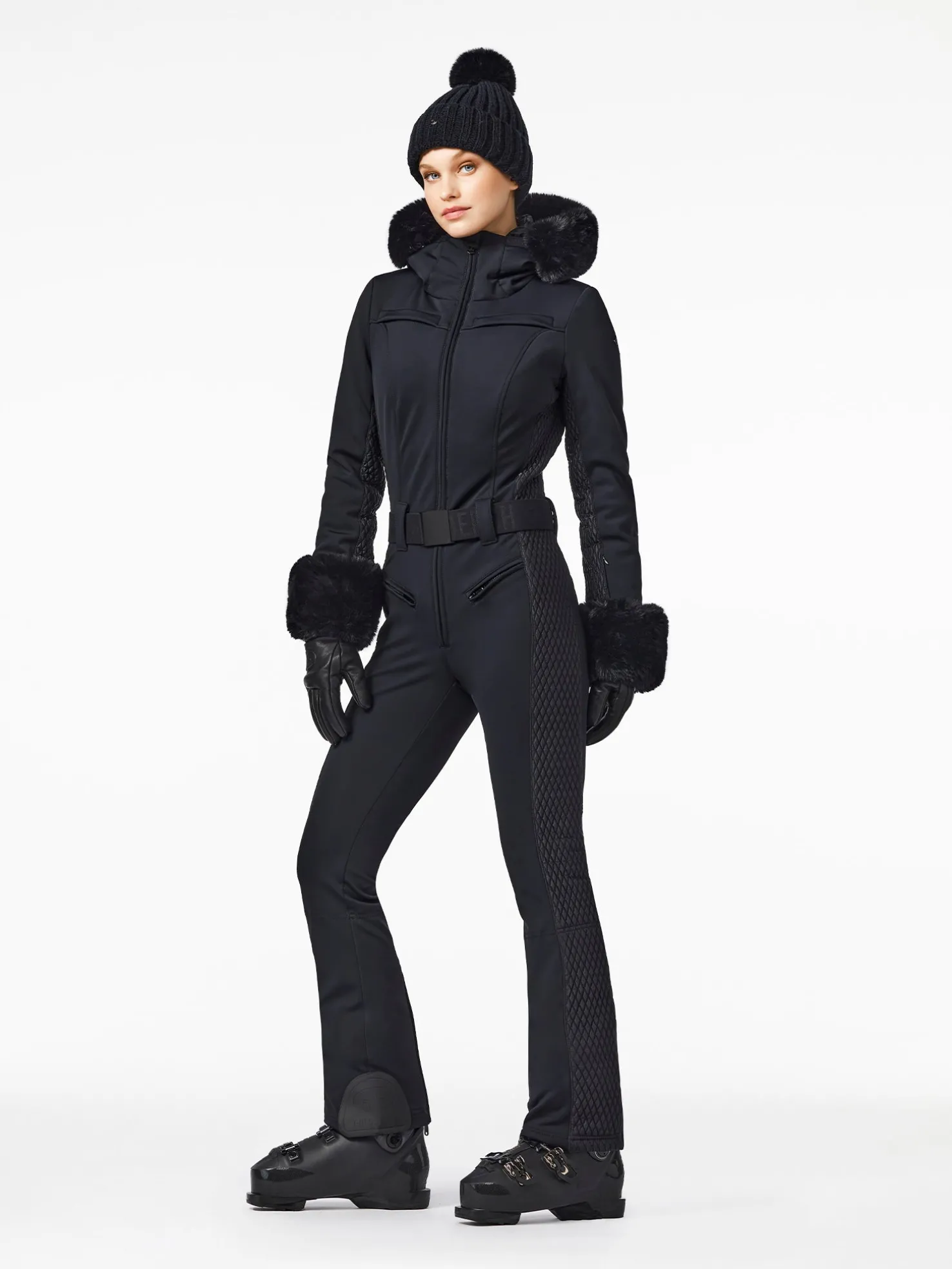 ANGELE FAUX BORDER Ski Suit