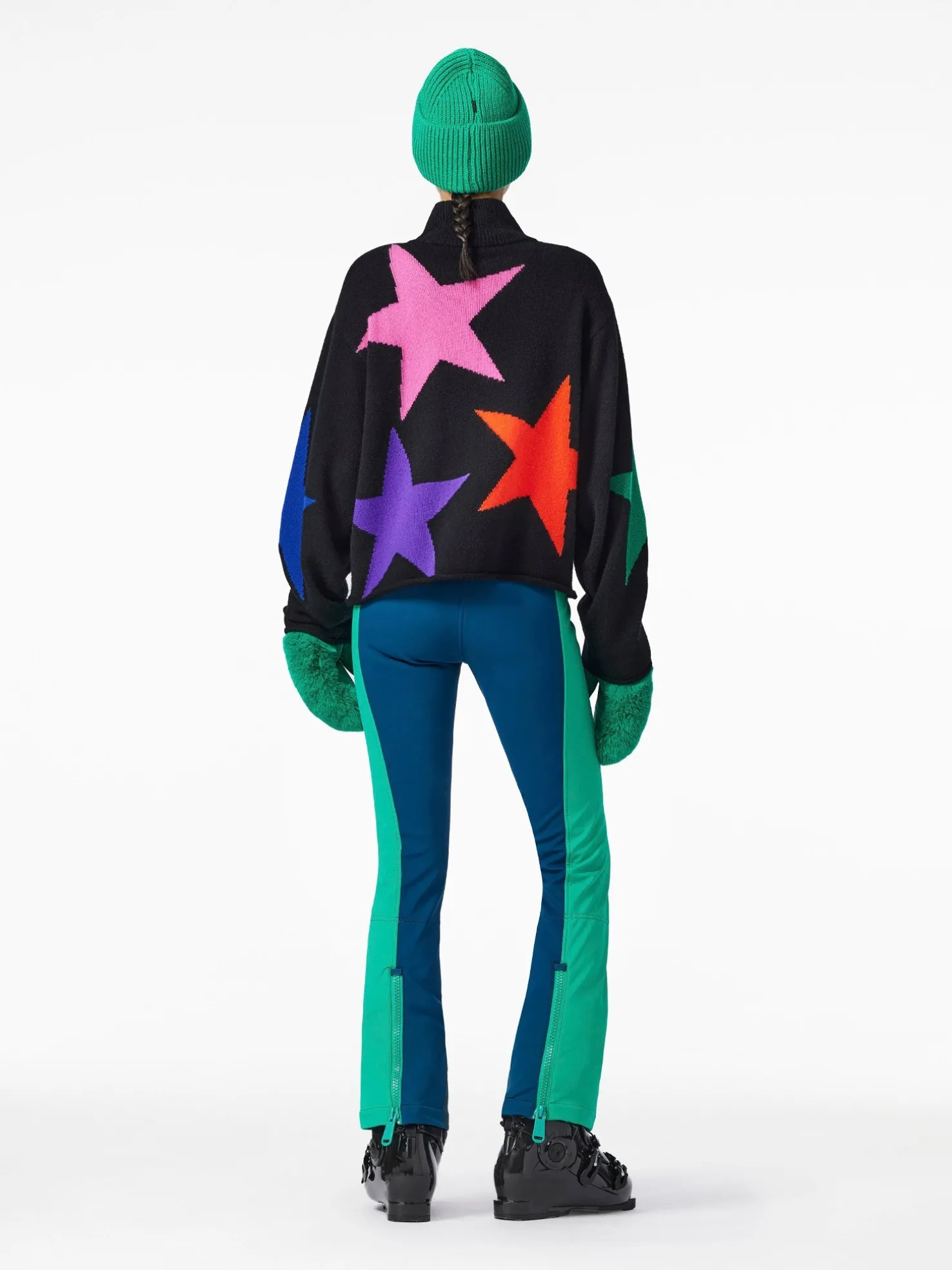 CALORE Long Sleeve Knit Sweater