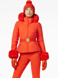 GISELLE FAUX BORDER Ski Jacket