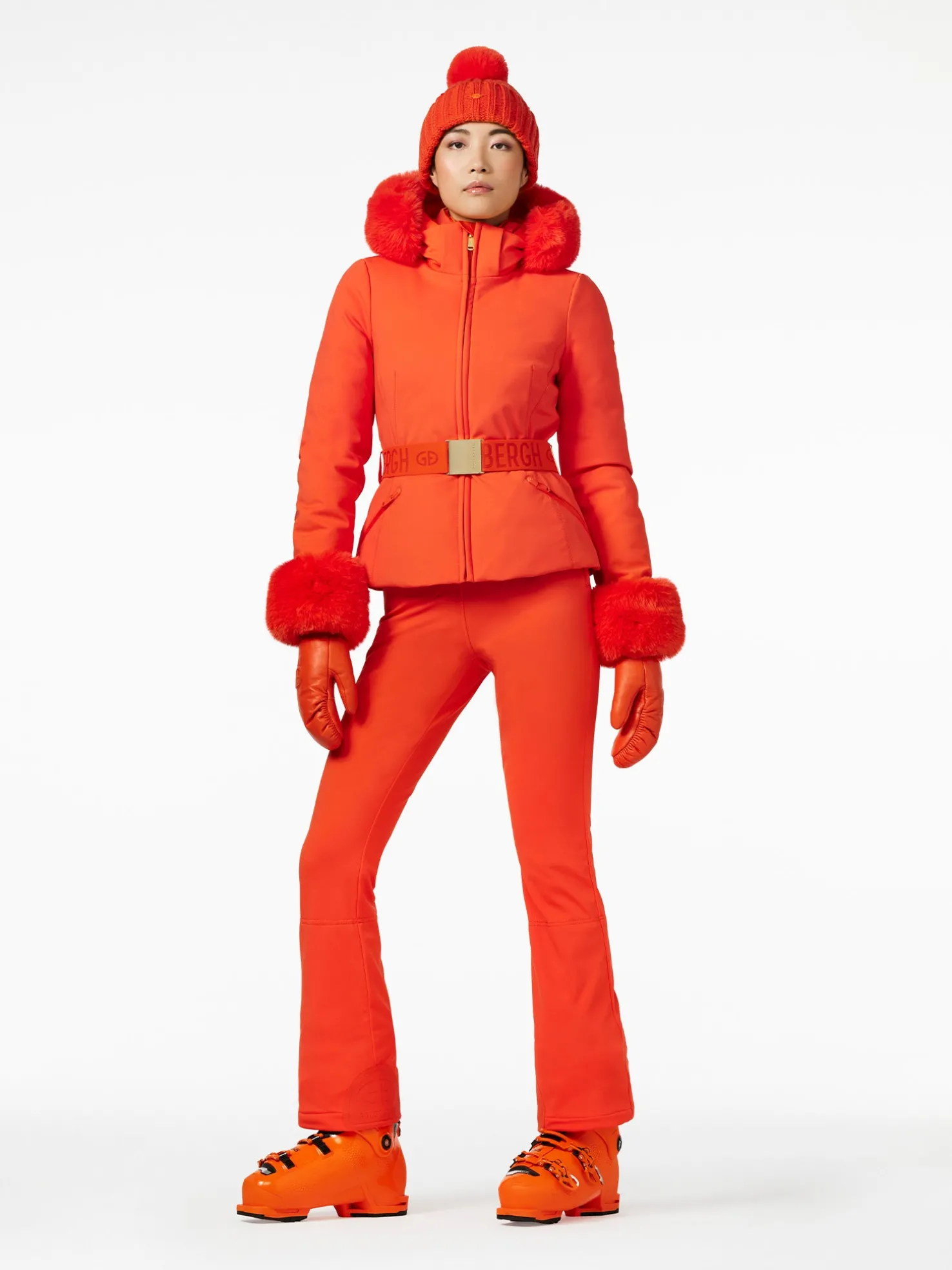 GISELLE FAUX BORDER Ski Jacket