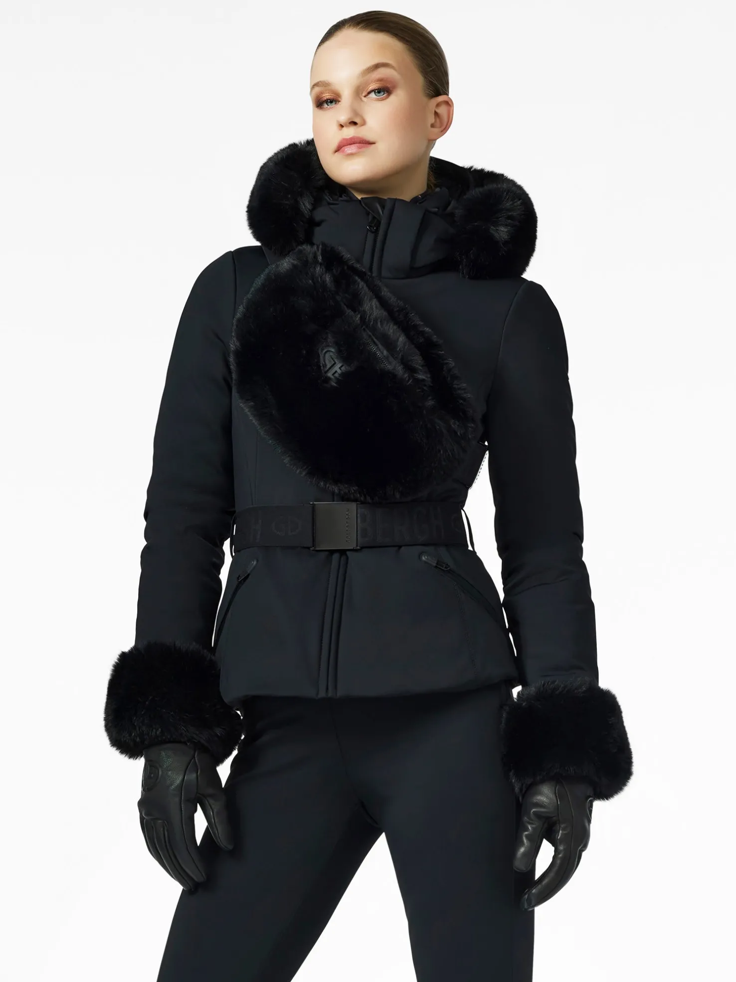 GISELLE FAUX BORDER Ski Jacket