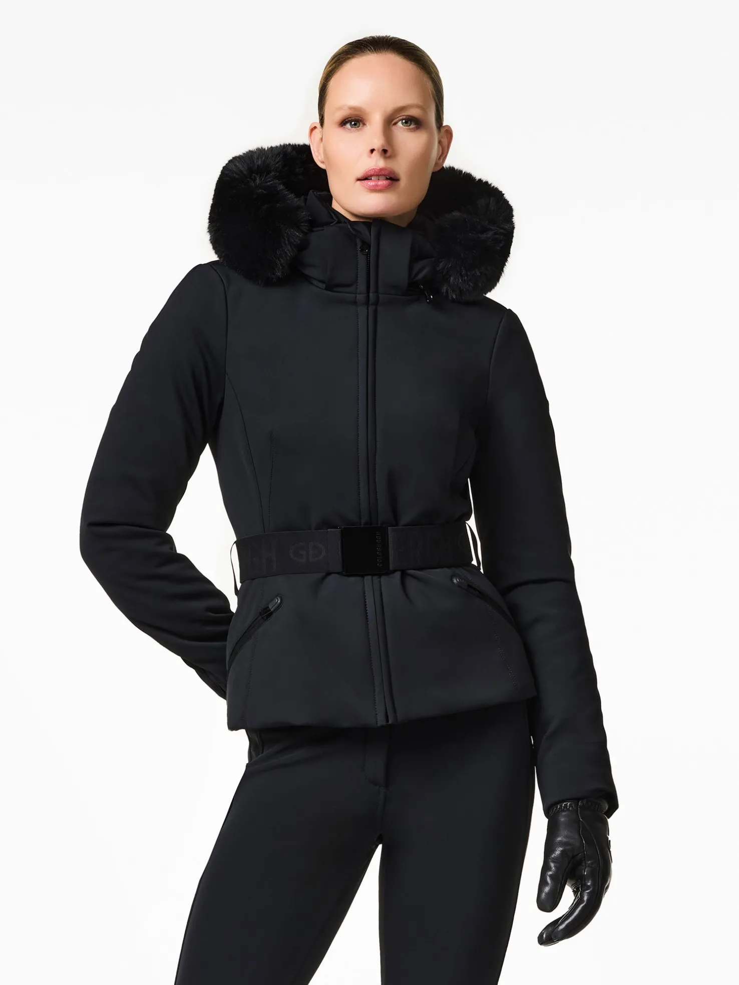Hida Faux Border Ski Jacket