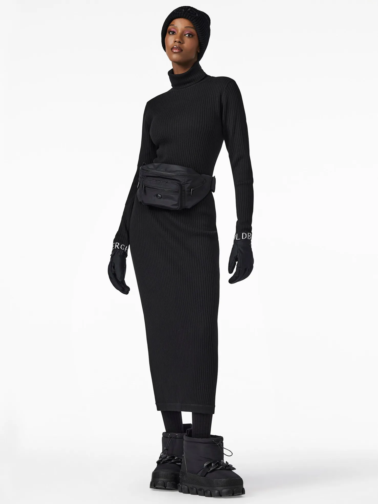 MIREILLE Long Sleeve Knit Dress