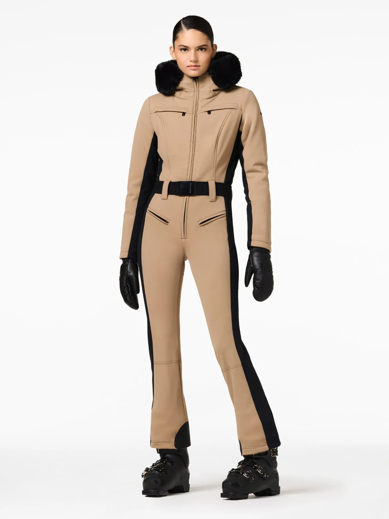 PARRY LONG FAUX BORDER Ski Suit